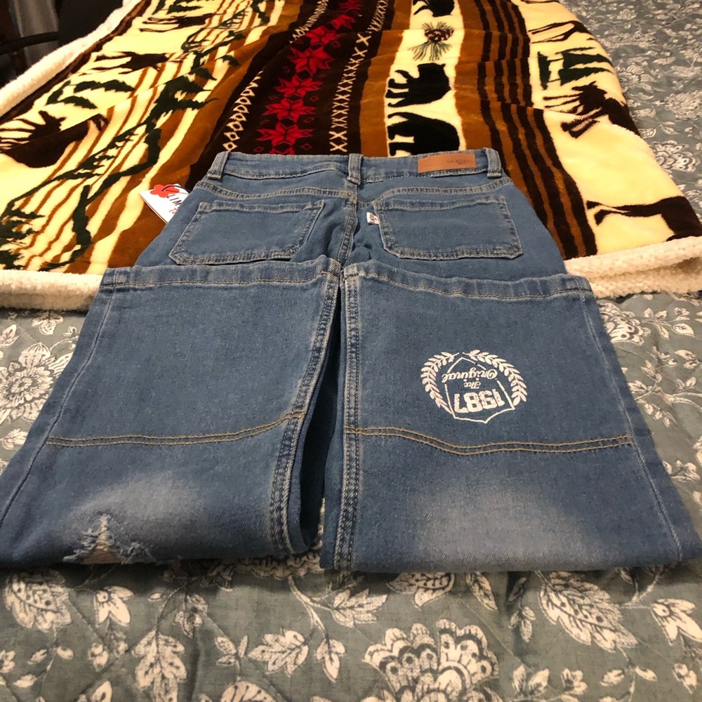 NWT Limited Too Dark Wash Girls Jeans - Picture 4 of 7
